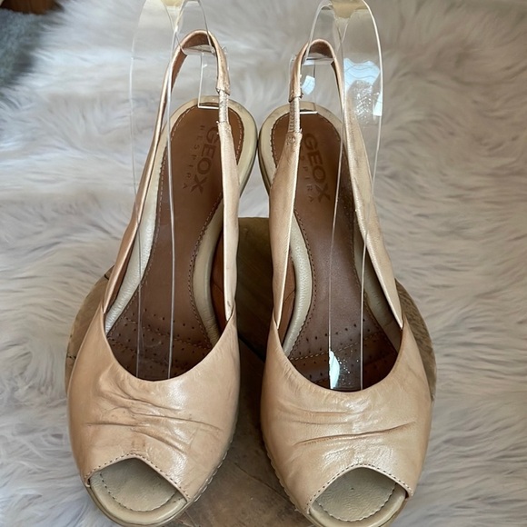 🎈GEOX RESPIRA leather sling back sandal size 36.5 - Picture 3 of 8
